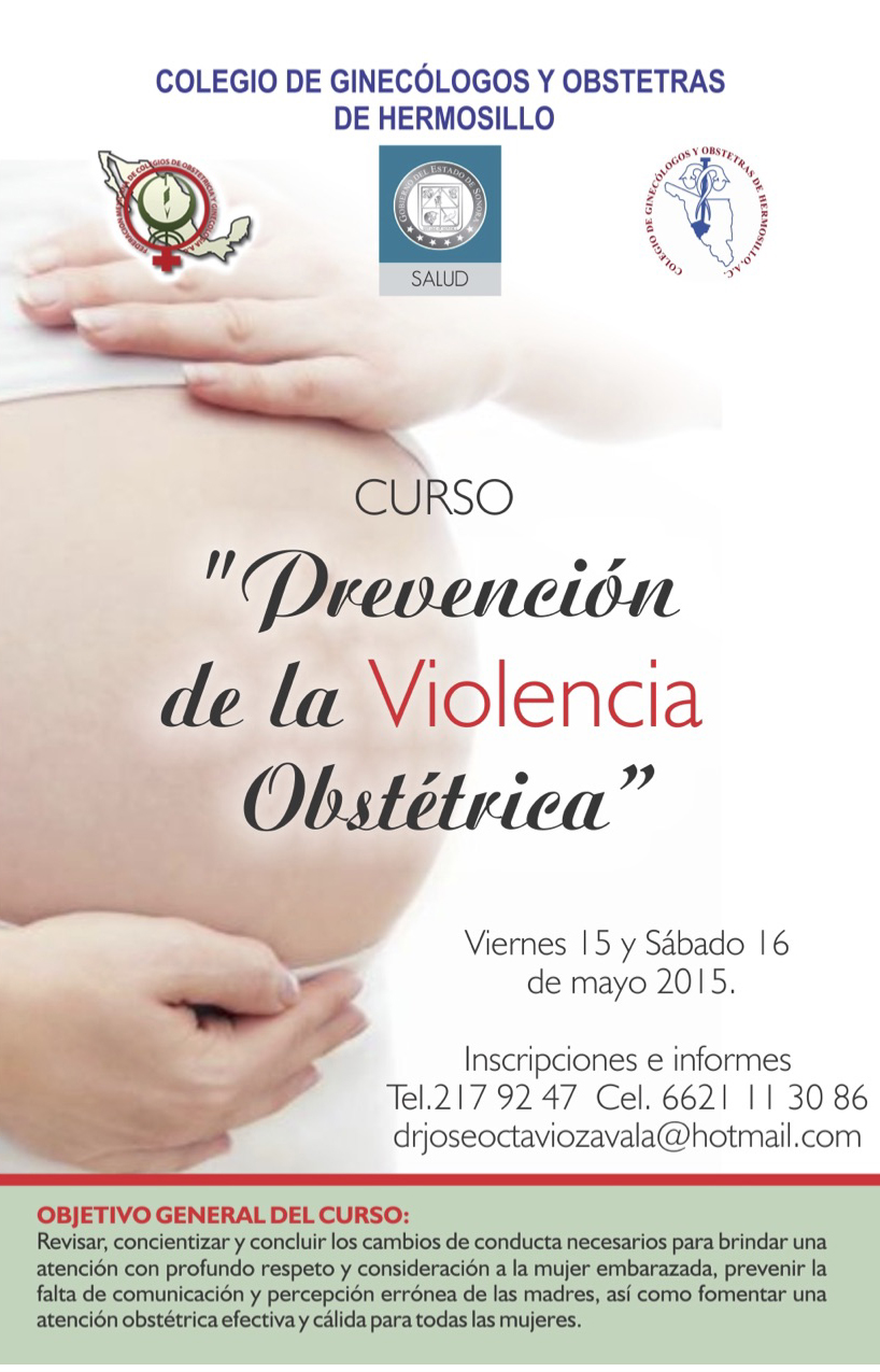 Curso Violencia Obstetrica 1 - 15 y 16 de mayo